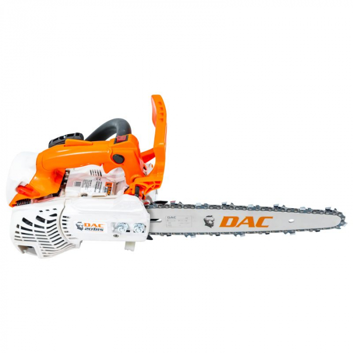 Drujba (motofierastrau) cu lant pe benzina Ruris DAC 201RS, putere 1.5 CP, 25.4 CC, motor 2 timpi, lungime sina 30 cm, lant 3/8 1.3 PM, rezervor combustibil 190 ml,, 201RS2024 [5]