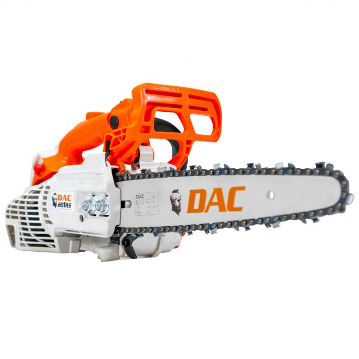 Drujba (motofierastrau) cu lant pe benzina Ruris DAC 201RS, putere 1.5 CP, 25.4 CC, motor 2 timpi, lungime sina 30 cm, lant 3/8 1.3 PM, rezervor combustibil 190 ml,, 201RS2024 [7]