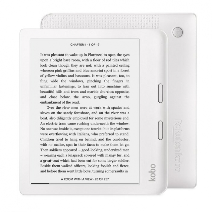 E-Book Reader Kobo Libra 2, Ecran e-ink 7" HD, 300ppi, Procesor 1 GHz, 32GB, Wi-Fi, Bluetooth, Waterproof IPX8 (Alb), N418-KU-WH-K-EP [1]