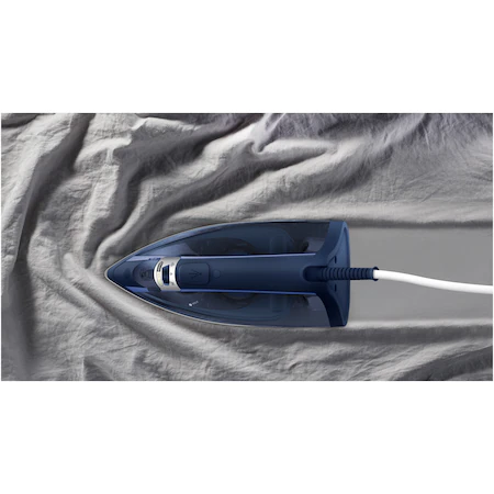 Fier de calcat Tefal Virtuo FV1713, 2000W, rezervor apa 0.2L, jet de abur 90g/min, abur variabil 24g/min, sistem antipicurare, Albastru [4]