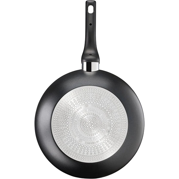 Tigaie wok Tefal Unlimited G2551972, 28 cm, Thermo-Spot, invelis antiaderent Titanium, Aluminiu, Negru [3]