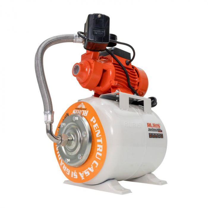 Hidrofor RURIS aquapower 1008S, 750 W, 19 l, debit 46 l/min, refulare 45 m inaltime refulare, 9 m adancime absorbtie,1008s2021 [2]