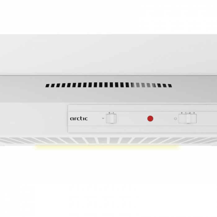 Hota traditionala Arctic AH511, Putere de absorbtie 295 mc/h, Iluminare LED, 1 motor, 50 cm, Alb [3]