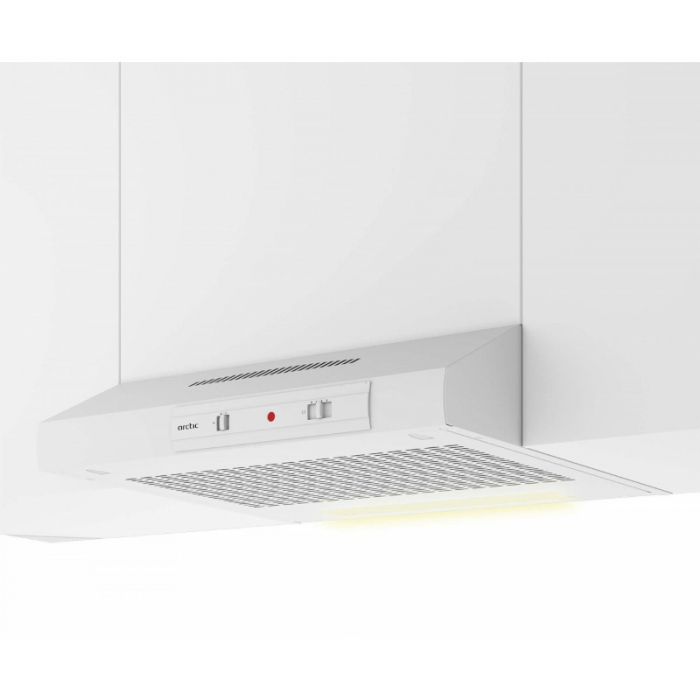 Hota traditionala Arctic AH511, Putere de absorbtie 295 mc/h, Iluminare LED, 1 motor, 50 cm, Alb [2]