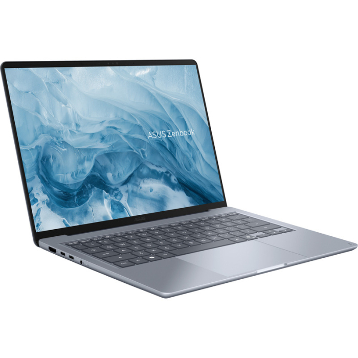 Laptop ASUS 14'' Zenbook 14 UX3480AA-U1013W, WUXGA OLED, Procesor Intel® Core™ Ultra 7 355 (12M Cache, up to 4.70 GHz), 16GB LPDDR5X, 512GB SSD, Intel Graphics, Win 11 Home, Arctic Blue, fara incarcator [3]