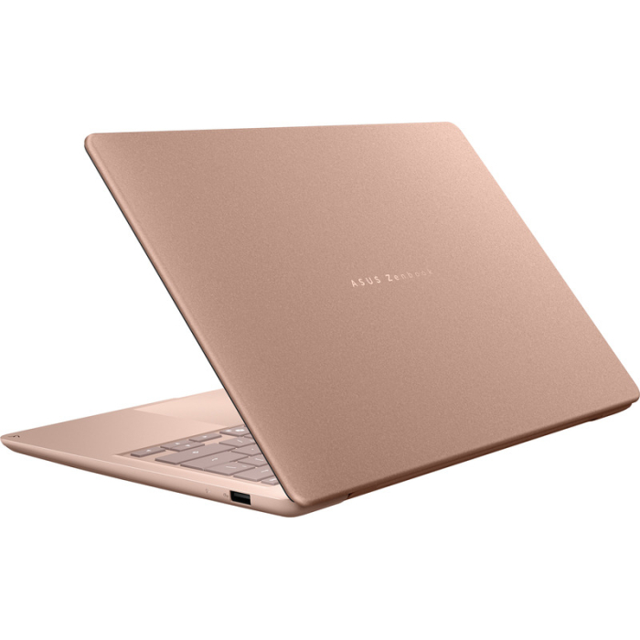 Laptop ASUS 14'' Zenbook 14 UX3480QA-U1070W, WUXGA OLED, Procesor Qualcomm Snapdragon X X1-26-100, 16GB LPDDR5X, 512GB SSD, Qualcomm Adreno, Win 11 Home, Komodo Coral, fara incarcator [7]