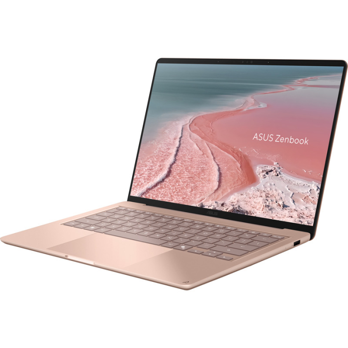 Laptop ASUS 14'' Zenbook 14 UX3480QA-U1070W, WUXGA OLED, Procesor Qualcomm Snapdragon X X1-26-100, 16GB LPDDR5X, 512GB SSD, Qualcomm Adreno, Win 11 Home, Komodo Coral, fara incarcator [5]