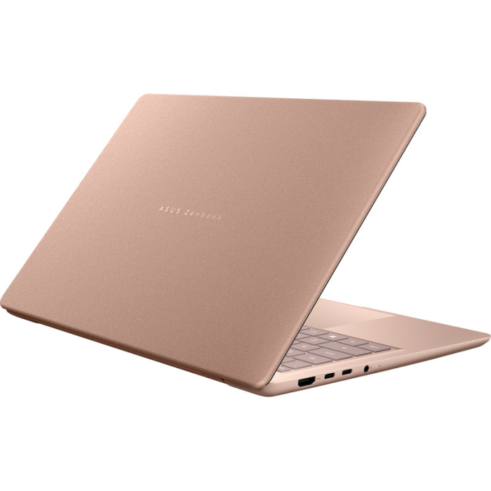 Laptop ASUS 14'' Zenbook 14 UX3480QA-U1070W, WUXGA OLED, Procesor Qualcomm Snapdragon X X1-26-100, 16GB LPDDR5X, 512GB SSD, Qualcomm Adreno, Win 11 Home, Komodo Coral, fara incarcator [6]