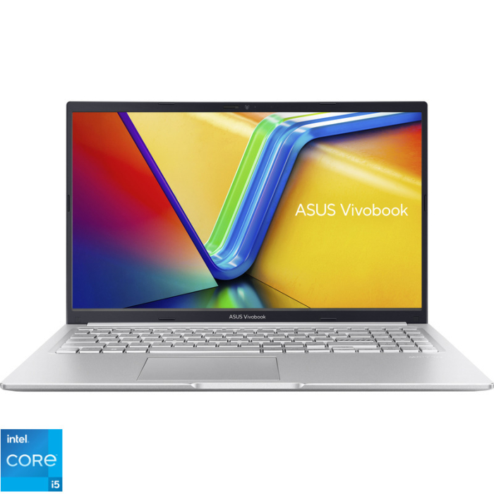 Laptop ASUS 15.6'' Vivobook 15 X1502VA, FHD, Procesor Intel® Core™ i5-13420H (12M Cache, up to 4.60 GHz), 16GB DDR4, 1TB SSD, Intel UHD, No OS, Cool Silver [2]