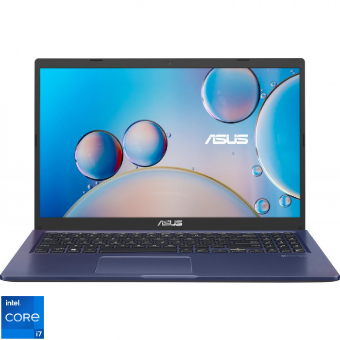 Laptop ASUS 15.6'' X515EA-BQ1834, FHD, Procesor Intel® Core™ i7-1165G7, 8GB DDR4, 512GB SSD, Intel Iris Xe, No OS, Peacock Blue [4]