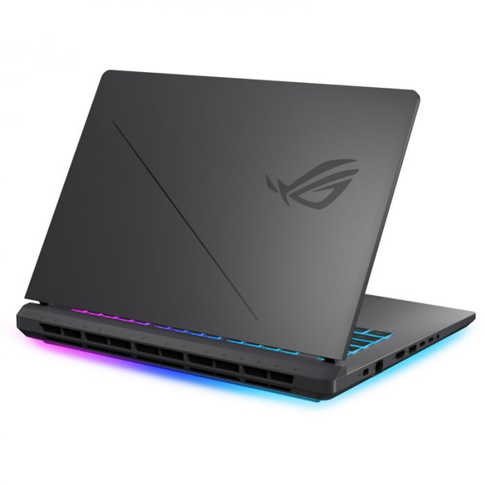 Laptop Asus ROG Strix G16 2025 G615 G615LP-S5051, 16 inch 2560 x 1600, Intel Core Ultra 9 275HX 24 C / 24 T, 2.7 GHz - 5.4 GHz, 40 MB cache, 28 W, 16 GB DDR5, 1 TB SSD, Nvidia GeForce RTX 5070, Fara sistem de operare, Gri [7]