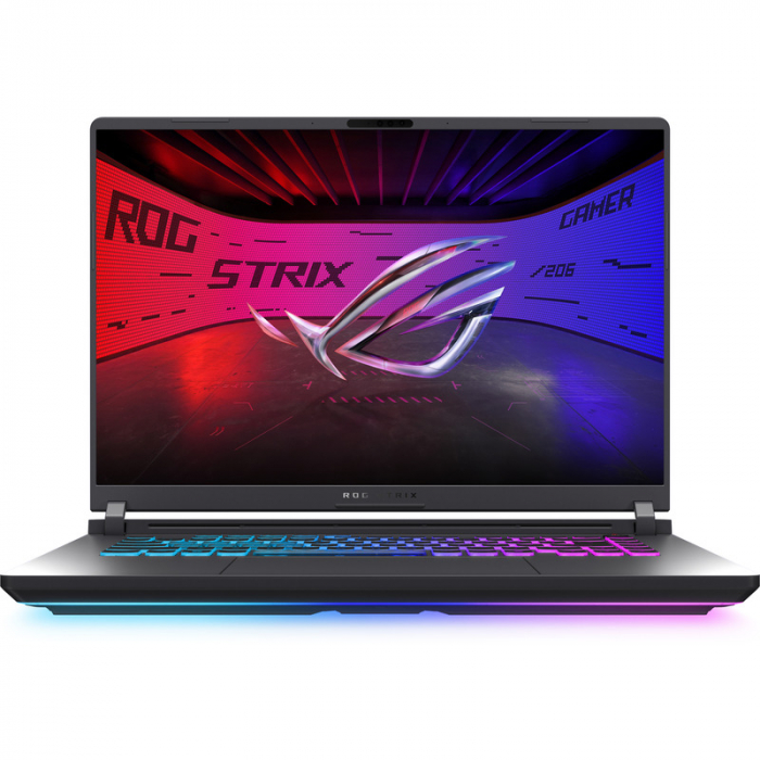 Laptop ASUS ROG Strix G16 (2025) G615LH-S5047, Intel Core Ultra 7 255HX, 16 inch, RAM 16GB, SSD 512GB, nVidia GeForce RTX 5050 8GB, No OS, Eclipse Gray [14]