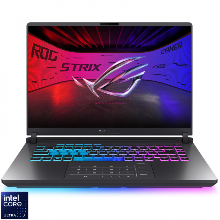 Laptop ASUS ROG Strix G16 (2025) G615LH-S5047, Intel Core Ultra 7 255HX, 16 inch, RAM 16GB, SSD 512GB, nVidia GeForce RTX 5050 8GB, No OS, Eclipse Gray [21]