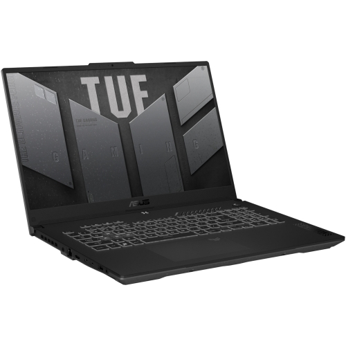 Laptop ASUS TUF Gaming A17 (2023) FA707NUG-HX177, AMD Ryzen 7 7445HS, 17.3 inch, RAM 16GB, SSD 512GB, nVidia GeForce RTX 4050 6GB, No OS, Mecha Gray [5]