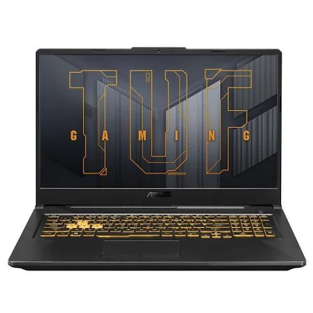 Laptop Asus TUF Gaming F17 FX706HEB-HX098, Intel Core i7-11800H, 17.3", Full HD, RAM 8GB, SSD 1TB, GeForce RTX 3050 Ti 4GB, No OS, Gray [1]