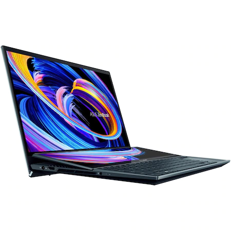 Laptop ASUS Zenbook Pro Duo 15 OLED UX582ZM-H2009X cu procesor Intel® Core™ i9-12900H, 15.6", 4K, 32GB, 1TB SSD, NVIDIA® GeForce® RTX™ 3060, Windows 11 Pro, Celestial Blue [7]