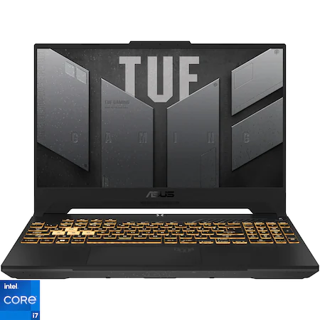 Laptop Gaming ASUS TUF F15 FX507ZM-HQ113 cu procesor Intel® Core™ i7-12700H, 15.6", WQHD, 165Hz, 16GB RAM DDR5, 1TB, NVIDIA® GeForce RTX™ 3060 6GB, No OS, Mecha Gray [1]