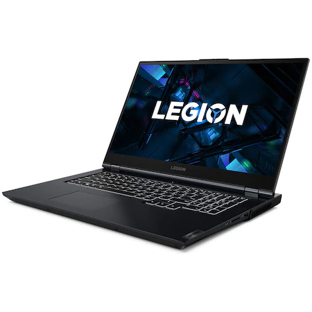 Laptop Gaming Lenovo Legion 5 17ITH6 82JN000ERM cu procesor Intel Core i5-11400H, 17.3", 144Hz, Full HD, 8GB, 1TB HDD + 256GB SSD, NVIDIA GeForce RTX 3050 4GB, No OS, Phantom Blue [3]