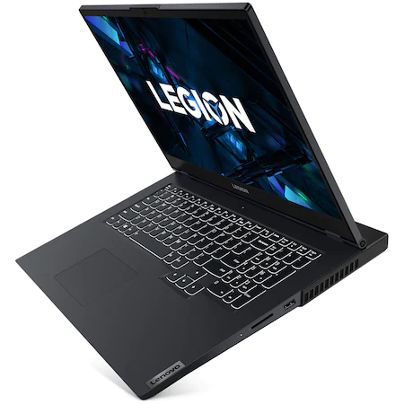 Laptop Gaming Lenovo Legion 5 17ITH6 82JN000ERM cu procesor Intel Core i5-11400H, 17.3", 144Hz, Full HD, 8GB, 1TB HDD + 256GB SSD, NVIDIA GeForce RTX 3050 4GB, No OS, Phantom Blue [6]