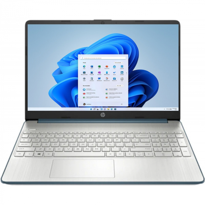 Laptop HP 15.6''  5D601EA 15s-fq3032nq, HD, Intel® Celeron® N4500, 8 GB DDR4, 256 GB SSD, GMA UHD, Win 11 Home, Spruce Blue [5]
