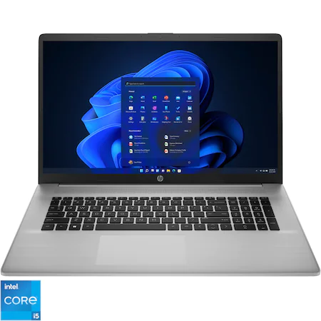 Laptop HP ProBook 470 G8 59S58EA cu procesor Intel Core i5-1135G7, 17.3" FHD, 8GB RAM, 256 GB SSD, Intel Iris Xe Graphics. Win 11 Pro, Silver [1]