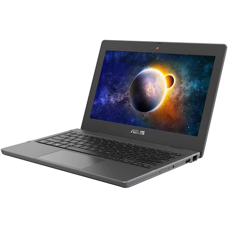 Laptop ultraportabil ASUS BR1100CKA-GJ0035R cu procesor Intel Celeron N4500, 11.6", HD, 4GB, 64GB eMMC, Intel® UHD Graphics, Windows 10 Pro, Dark Grey [6]