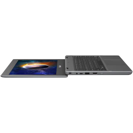Laptop ultraportabil ASUS BR1100CKA-GJ0035R cu procesor Intel Celeron N4500, 11.6", HD, 4GB, 64GB eMMC, Intel® UHD Graphics, Windows 10 Pro, Dark Grey [10]