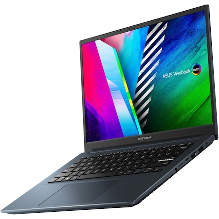 Laptop ultraportabil ASUS Vivobook PRO 14 OLED M3401QC-KM008 cu procesor AMD Ryzen™ 7 5800H, 14", 2.8K, 16GB, 512GB SSD, NVIDIA® GeForce® RTX 3050 4GB, No OS, Quiet Blue [9]