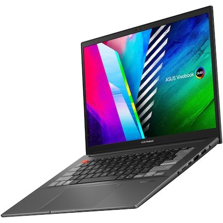 Laptop ultraportabil ASUS Vivobook Pro 14X OLED N7400PC-KM060 cu procesor Intel® Core™ i5-11300H, 14", 2.8K, 16GB, 512GB SSD + 32GB Optane, NVIDIA® GeForce® RTX™ 3050 4GB, No OS, Comet Grey [9]