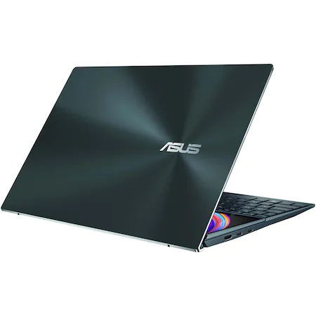 Laptop ultraportabil ASUS ZenBook Duo 14 UX482EG-HY256R cu procesor Intel® Core™ i7-1165G7, 14", Full HD, 16GB, 1TB SSD, NVIDIA® GeForce® MX450 2GB, Windows 10 Pro, Celestial Blue [16]