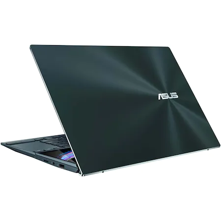 Laptop ultraportabil ASUS ZenBook Duo 14 UX482EG-HY256R cu procesor Intel® Core™ i7-1165G7, 14", Full HD, 16GB, 1TB SSD, NVIDIA® GeForce® MX450 2GB, Windows 10 Pro, Celestial Blue [14]