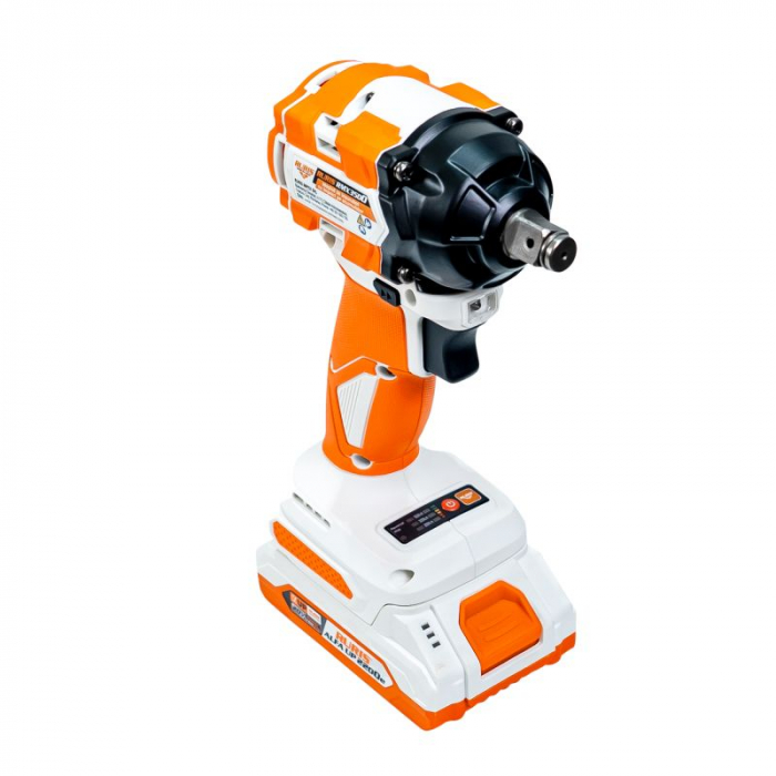Masina de insurubat cu impact pe acumulator RURIS RMX3500, 20 V, 350 Nm, 3300 BPM, 2400 RPM, M8-M18 surub, fara acumulator/incarcator, 3500rmx2024 [6]
