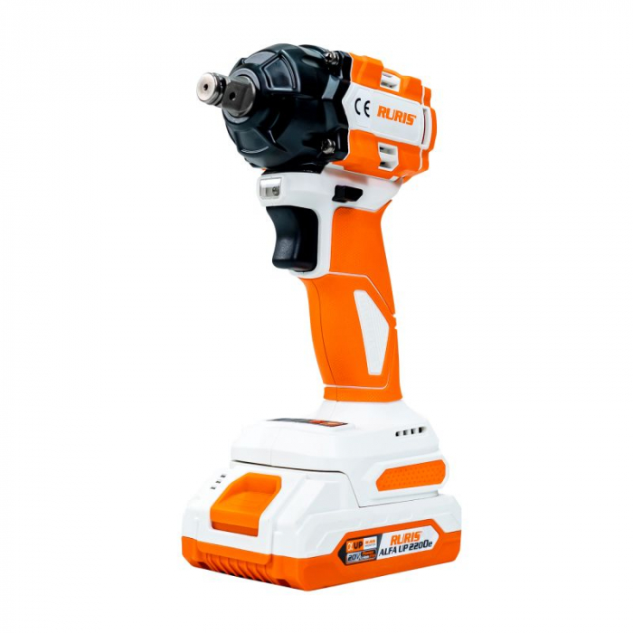 Masina de insurubat cu impact pe acumulator RURIS RMX3500, 20 V, 350 Nm, 3300 BPM, 2400 RPM, M8-M18 surub, fara acumulator/incarcator, 3500rmx2024 [4]