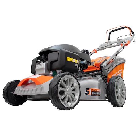 Masina de tuns gazon/iarba autopropulsata pe benzina Ruris RX355S, 3.5 CP, 145 CC, 4 timpi, 46 cm latime lucru, 25-75 mm inaltime lucru, mulching,65 l volum sac colector,rezervor 1 l [3]