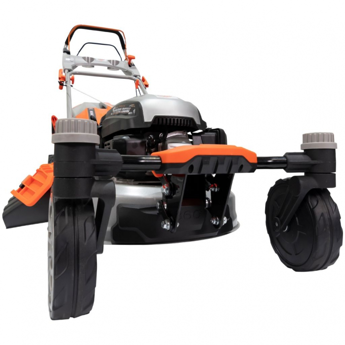 Masina de tuns gazon/iarba autopropulsata pe benzina Ruris RXM1000, 3.9 CP, 170 CC, 4 timpi, 51 cm latime lucru, 25-75 mm inaltime lucru,functie mulcire,65 l volum sac colector,rezervor 1 l [5]