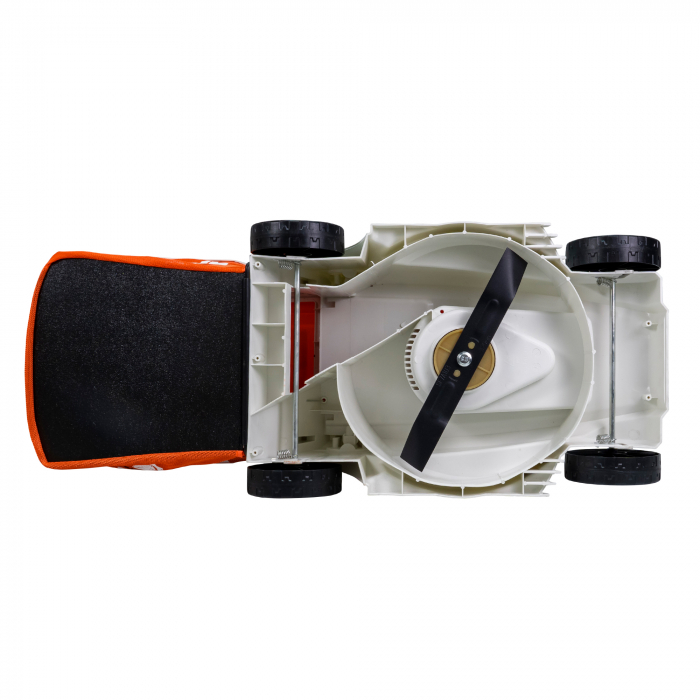 Masina de tuns gazon/iarba electrica Ruris RXE1200, putere 1200 W, latime taiere 32 cm, inaltime taiere 25 - 60 mm, 3 trepte de taiere, sac colector 30 l,1200rxe2023 [4]