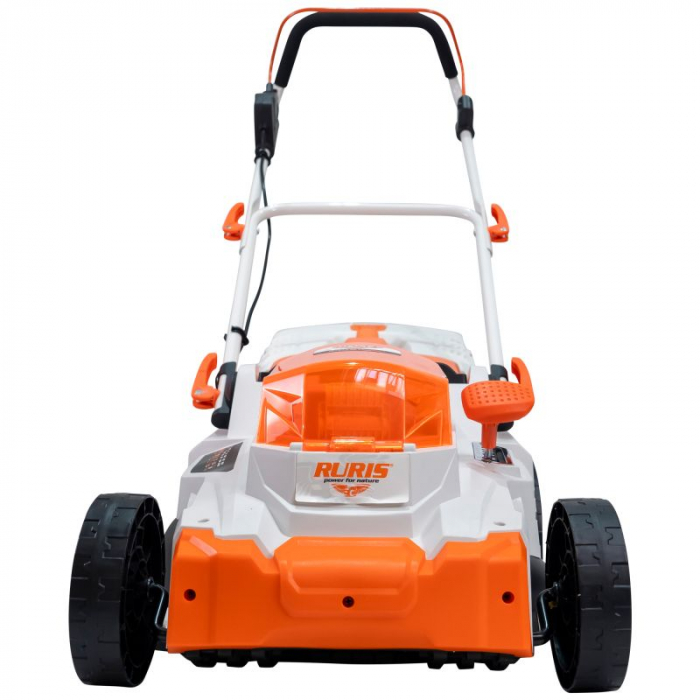Masina de tuns gazon pe Acumulator RURIS RXI 3744e power alfa up {contine 2 acumulatori+incarcator dublu},3744RXA2024 [6]
