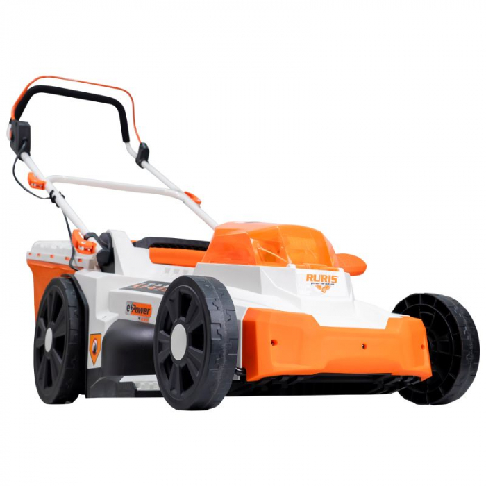 Masina de tuns gazon pe Acumulator RURIS RXI 4344e power alfa up {contine 2 acumulatori+incarcator dublu}, 4344RXA2024 [3]
