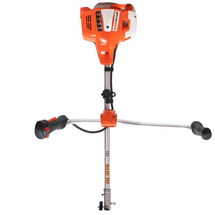 Motocoasa Ruris RR362, 2.4 CP, 36.3 CC, 2 timpi, 255 mm latime taiere, pornire manuala, 1 l benzina, autocut, cutit cu 3 dinti, 362rr2022 [5]