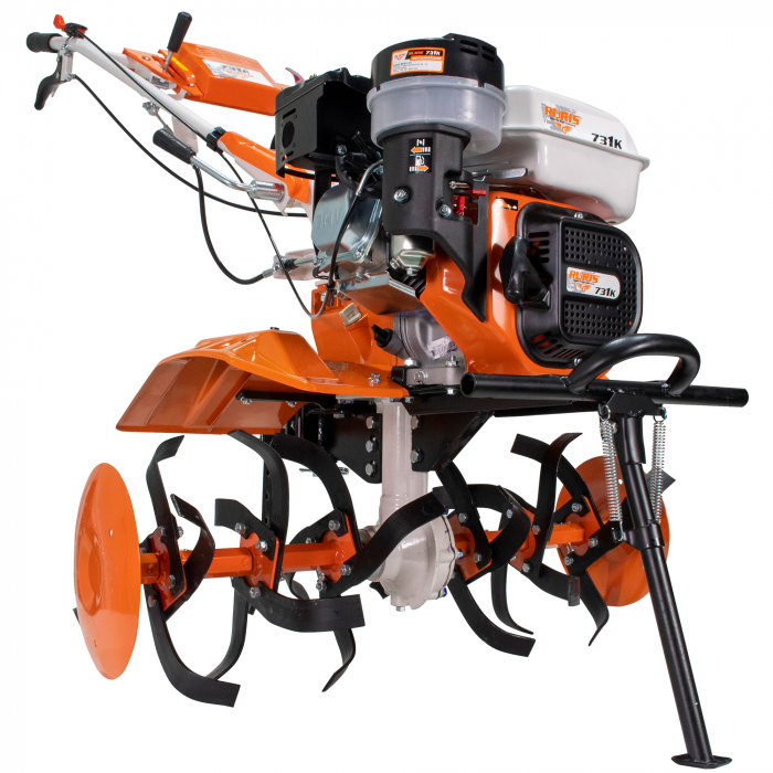 motosapatoare ruris 731acc1 + roti cauciuc 5.00-8+rarita+plug+adaptor+dispozitiv scos cartofi+roti metalice 400 fara manicot+cultivator+set contragreutati 10kg 7312021acc1 [2]
