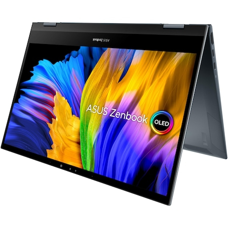 Laptop 2 in 1 ASUS ZenBook Flip 13 OLED UX363EA-HP539X cu proesor Intel® Core™ i7-1165G7, 13.3", OLED, Full HD, 16GB, 512GB SSD, Intel® Iris Xe Graphics, Windows 11 Pro, Pine Grey [2]