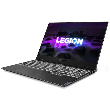 Laptop Gaming Lenovo Legion S7 15ACH6 82K80024RM cu procesor AMD Ryzen 5 5600H, 15.6", Full HD, 165Hz, 16GB, 512GB SSD, NVIDIA GeForce RTX 3050 Ti 4GB, No OS, Shadow Black [4]