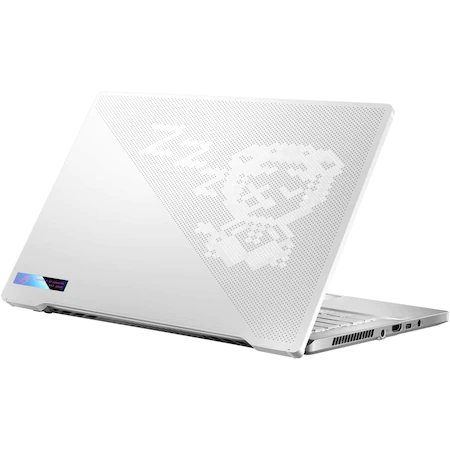 Laptop Gaming ASUS ROG Zephyrus G14 GA401QM-HZ236T cu procesor AMD Ryzen™ 9 5900HS, 14", Full HD, 144Hz, 16GB, 512GB SSD, NVIDIA® GeForce RTX™ 3060 6GB, Windows 10 Home, Moonlight White AniMe Matrix [8]