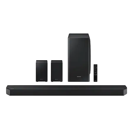 Soundbar Samsung HW-Q950T, 9.1.4 Canale, 546W, Up-Firing Speakers, Wi-Fi, Dolby Atmos, DTS:X, eARC, Negru [2]