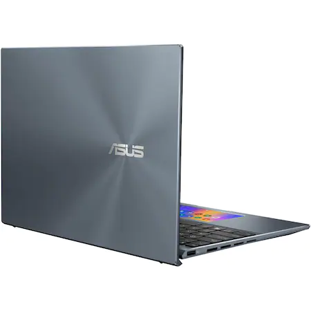 Laptop ultraportabil ASUS Zenbook 14X OLED UX5400EG-KN178T cu procesor Intel® Core™ i7-1165G7, 14", 2.8K, 16GB, 1TB SSD, NVIDIA® GeForce® MX450 2GB, Windows 10 Home, Pine Grey [14]