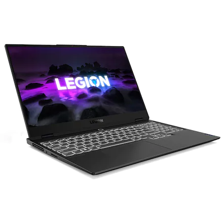 Laptop Gaming Lenovo Legion S7 15ACH6 82K80024RM cu procesor AMD Ryzen 5 5600H, 15.6", Full HD, 165Hz, 16GB, 512GB SSD, NVIDIA GeForce RTX 3050 Ti 4GB, No OS, Shadow Black [3]