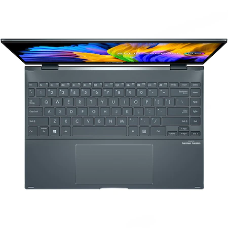Laptop 2 in 1 ASUS ZenBook Flip 13 OLED UX363EA-HP521X cu proesor Intel® Core™ i7-1165G7, 13.3", OLED, Full HD, 16GB, 1TB SSD, Intel® Iris Xe Graphics, Windows 11 Pro, Pine Grey [16]