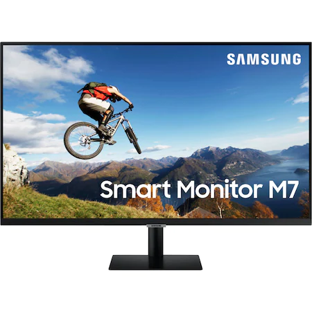 Monitor Smart LED VA Samsung 32", 4K UHD, HDMI, FreeSync, Vesa, Negru, LS32AM700UUXEN [1]