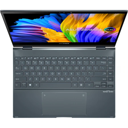 Laptop 2 in 1 ASUS ZenBook Flip 13 OLED UX363EA-HP521X cu proesor Intel® Core™ i7-1165G7, 13.3", OLED, Full HD, 16GB, 1TB SSD, Intel® Iris Xe Graphics, Windows 11 Pro, Pine Grey [17]