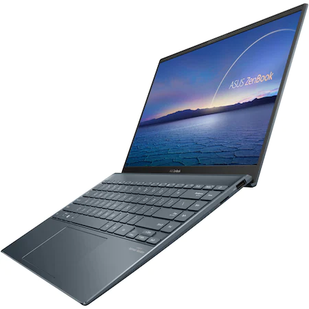 Laptop ultraportabil ASUS ZenBook 14 UM425QA-KI009T cu procesor AMD Ryzen™ 5 5600H, 14", Full HD, 8GB, 512GB SSD, AMD Radeon™ Vega 7 Graphics, Windows 10 Home, Pine Grey [6]